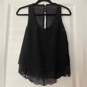 Women’s Backless Black Dressy Tank